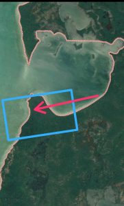 480 Feet of Beach on the West Side at Santa Cruz Lagoon