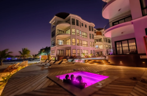 Beachfront Condo in the heart of San Pedro town-DIAMANTE A1 Call/Whatsapp +501-613-9882